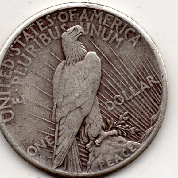 1926 Silver Peace US Dollar - Picture 2 of 2